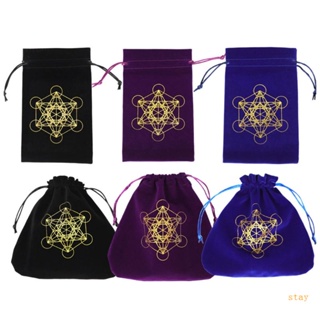 กระเป๋าใส่บัตร ทรงสี่เหลี่ยม สําหรับ Oracle Metatron Card Divination Bag Fortune-telling Supply