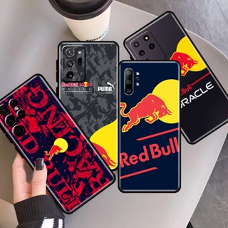 เคสโทรศัพท์มือถือซิลิโคน TPU กันตก ขอบตรง ลาย Red Bull สําหรับ Samsung Galaxy S21 S30 S22 S22 S23 PLUS ULTRA 5G