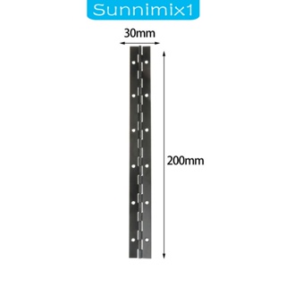 [Sunnimix1] บานพับประตูตู้เสื้อผ้า เปียโน โลหะ พับได้ สําหรับกล่องไม้ เฟอร์นิเจอร์ กล่องเครื่องมือ ตู้ เปียโน