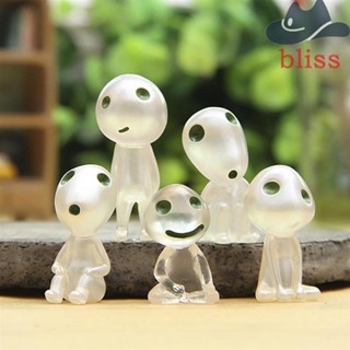 BLISS ฟิกเกอร์การ์ตูนเจ้าหญิง Mononoke Glow In The Dark Novelty ขนาดเล็ก