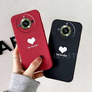 เคสโทรศัพท์มือถือซิลิโคน TPU แบบนิ่ม ผิวด้าน ป้องกันเลนส์กล้อง สําหรับ Realme 11 Pro 11 Pro+ 11Pro+