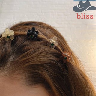 BLISS กิ๊บติดผม ประดับไข่มุก พลอยเทียม ลายดอกไม้น่ารัก สไตล์เกาหลี สําหรับผู้หญิง