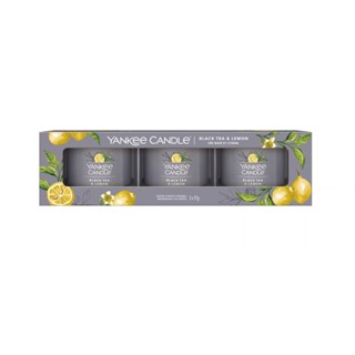 Gift set 3 Pack Minis Candle Black Tea &amp; Lemon