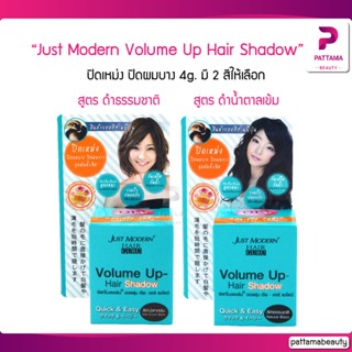 Just Modern Volume Up Hair Shadow 4g. จัสท์โมเดอร์น วอลลุ่ม อัพ แฮร์ แชโดว์ 4 กรัม (มี 2 สี) ปิดเหม่ง ปิดผมบาง