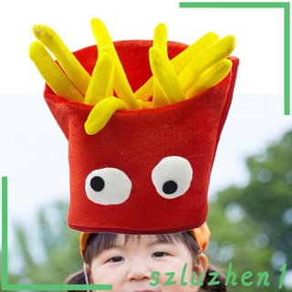 [Szluzhen1] หมวกคอสเพลย์ Fries สําหรับเด็ก และผู้ใหญ่