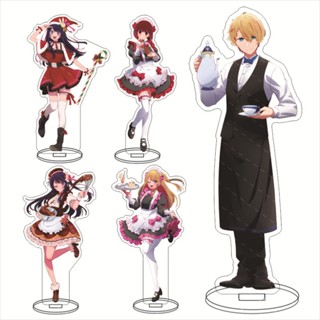 Oshi No Ko Maid Deacon Series สแตนดี้อะคริลิค Hoshino Ai Arima Kana Aqua Ruby อะนิเมะพวงกุญแจ Kawaii สินค้าคอลเลกชันโต๊ะแสดงผล