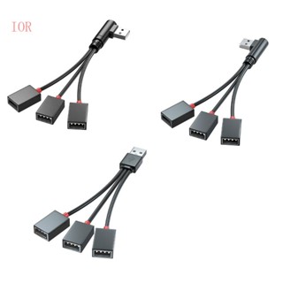 อะแดปเตอร์แปลงไฟ IOR USB Male to 3 USB Female