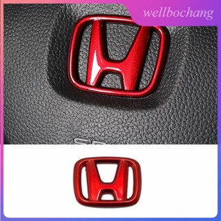 ขอบฝาครอบโลโก้พวงมาลัยรถยนต์ สําหรับ HONDA CITY CIVIC JAZZ FIT CRV HRV ACCORD