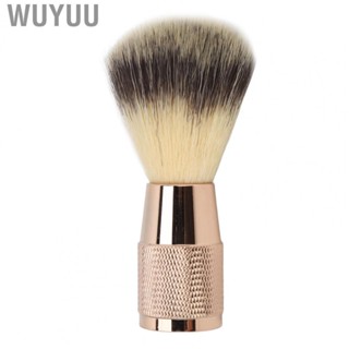 Wuyuu Shaving Brush Ergonomic Handle Professional Skin Friendly Men  Pig Bristle Rich Foam for Salon Home