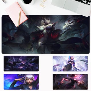 ขายดี LOL Evelynn แผ่นรองเมาส์เล่นเกม ขนาดใหญ่ สําหรับคอมพิวเตอร์ แล็ปท็อป PC Overwatch CS GO