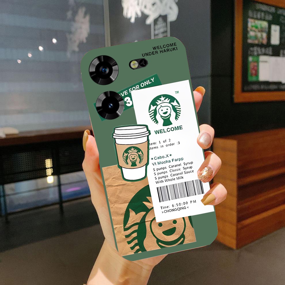 เคสโทรศัพท์มือถือ ลาย Starbucks Tecno Pova 5 Pro 5G