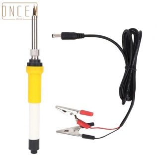 【ONCEMOREAGAIN】Electric Soldering Iron Ceramic Heating Core Clip Mini Portable Powered Durable