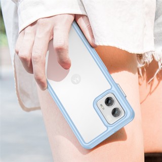 เคสโทรศัพท์มือถือ อะคริลิค TPU ใส ป้องกันรอยขีดข่วน สําหรับ Motorola G73 G53 G13 G23 MOTO EDGE 40