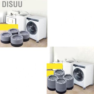 Disuu Wash Machine Feet Mat Shock Absorption Resin Fiber PVC Washing Riser for Home