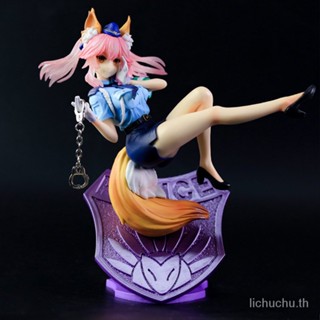 โมเดลฟิกเกอร์ อนิเมะตํารวจ Tamamo Front Q Version น่ารัก สําหรับตกแต่งบ้าน ออฟฟิศ