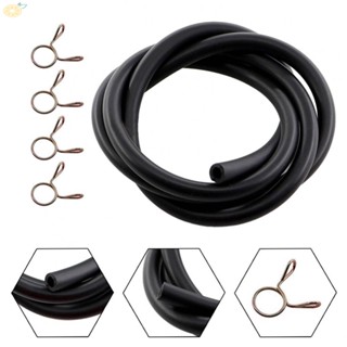 【VARSTR】1/4 Inner Dia Fuel Line Gas Hose Tubing with Spring Clamps Kit for Engines