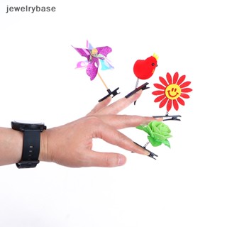 [jewelrybase] กิ๊บติดผม รูปกังหันลม กระต่ายน้อย สีเหลือง สําหรับเด็ก 1 ชิ้น