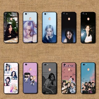 เคสโทรศัพท์ซิลิโคน แบบนิ่ม ลาย blackpink สําหรับ OPPO F5 F7 Jisoo