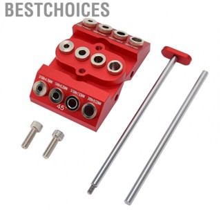 Bestchoices Drilling Template Block  CNC Anodised Surface Drill Guide for Woodworking