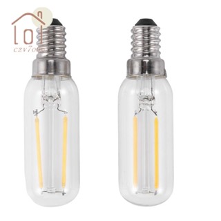 หลอดไฟ LED E14 3W สีขาวอบอุ่น สําหรับหม้อหุงข้าว 2 ชิ้น