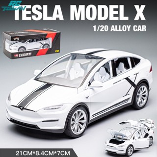 โมเดลรถยนต์จําลอง RCtown Tesla Model X เหมาะกับของขวัญ ของเล่นสะสม สําหรับเด็ก