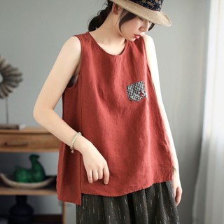 เสื้อกั๊กแขนกุด ขนาดใหญ่ สีพื้น สําหรับผู้หญิง รองรับ 40-85 กก. C11340