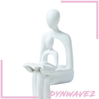 [Dynwave2] รูปปั้นครอบครัวแอปสแตรกท์ แอปสแตรกท์ สําหรับตกแต่งบ้าน โต๊ะ ห้องนั่งเล่น