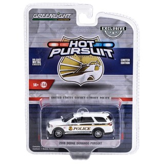 Greenlight 1/64 Exclusive Hot Pursuit Limited Edition 2018 Dodge Durango Pursuit 43015-E