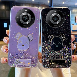 พร้อมส่ง เคสโทรศัพท์มือถือแบบนิ่ม TPU ใส ลายหมีท้องฟ้ากลางคืน สําหรับ Realme11 Pro Realme 11 Pro + Plus 5G 2023 Realme 11 Pro+ 5G