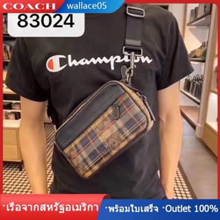 Graham crossbody in colorblock 83133 83265 COAC H กระเป๋ากล้องหนังผู้ชายสะพายไหล่ลายคลาสสิกล่าสุด