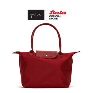 Bata บาจา PRIVE กระเป๋าสะพายไหล่ กระเป๋าสะพายข้าง ผ้าไนลอน  รุ่น Enrich สีฟ้า 9929021 สีแดง 9925021