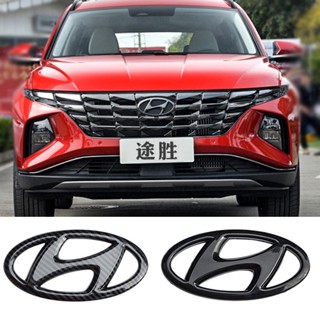 สติกเกอร์ตราสัญลักษณ์ ABS ติดฝากระโปรงหน้ารถยนต์ สําหรับ Hyundai Elantra Sonata Lafesta Mistra ix35 ix25 Verna Tucson 1 ชิ้น