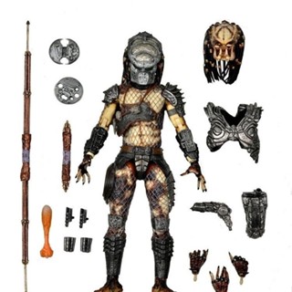 ของแท้ พร้อมส่ง ตุ๊กตา NECA Predator P2 Pig Face Deluxe Edition ขยับได้ ขนาด 23 ซม. S6ZZ