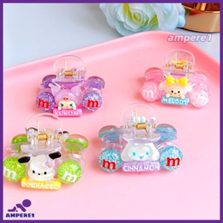 Catch Clip Small Women Sanrio Kuromi Cinnamon Pochacco Cute Summer Bangs Shark Hair Accessories -AME1