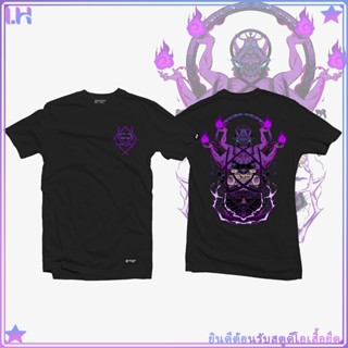 [S-5XL]Unisex เสื้ออนิเมะ - วันพีซ - โซโล - อาชูร่า คอตตอนพิมพ์ลายแขนสั้น One Piece เสื้อยืดอนิเมะใหม่ล่าสุด สีขาวS-5XL