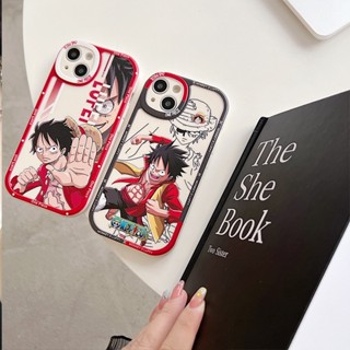 เคสมือถือ iphone 11 Pro เคสโทรศัพท์มือถือ TPU แบบนิ่ม ลายการ์ตูนอนิเมะ Lufei กันกระแทก สําหรับ iphone 14 13 12 11 Pro XS Max XR X 7 8 6 Plus เคส