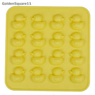 Goldensquare แม่พิมพ์ซิลิโคน รูปเป็ดน่ารัก สําหรับทําน้ําแข็ง บิสกิต ช็อคโกแลต DIY