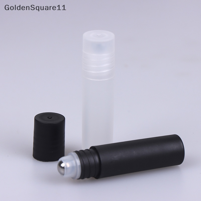Goldensquare ขวดพลาสติกเปล่า แบบลูกกลิ้ง สเตนเลส ขนาด 5 มล. สําหรับใส่ของ