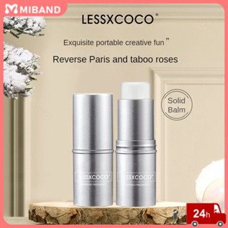 สต็อกพร้อม Lessxcoco Solid Balm Women Perfume Women&amp;#39;s Lasting Fragrance Long Lasting Natural Antiperspirant Perfumer Stick Portable Balm Female Students Body Care Beauty