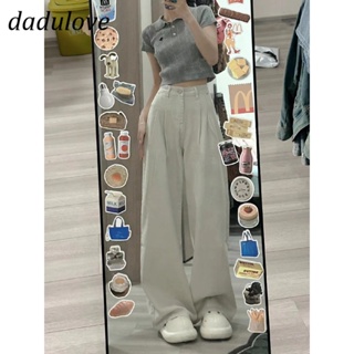 DaDulove💕 New American Ins High Street Thin Jeans Niche High Waist Wide Leg Pants Large Size Trousers