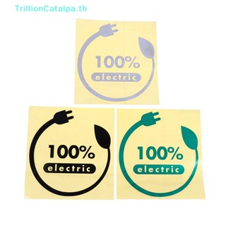 Trillioncatalpa สติกเกอร์ไฮบริด 100% สําหรับติดตกแต่งหน้าต่างรถยนต์