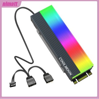 Ni Cm-m73s M.2 Argb หม้อน้ําระบายความร้อน SSD 2280 สําหรับการ์ดจอ
