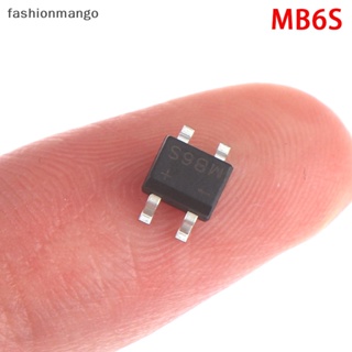 [fashionmango] แผ่นวงจรเรียงกระแสไดโอด MB6S 600V 0.5A SOP-4 50 ชิ้น