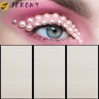 Jeromy รอยสักชั่วคราว ประดับเพชร ขนาด 3 มม. 4 มม. 5 มม. 6 มม. สําหรับแต่งหน้า DIY