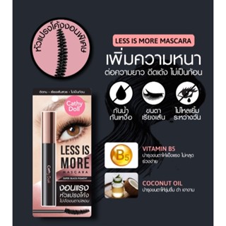 Cathy Doll Less is More Mascara Brow #สีน้ำตาล มาสคาร่า ❤