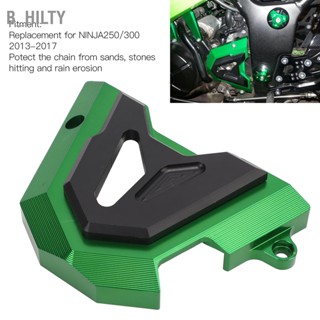 B_HILTY ตัวป้องกันฝาครอบเฟืองด้านหน้าตัวป้องกันอลูมิเนียมอัลลอยด์สำหรับ NINJA250/300 2013-2017