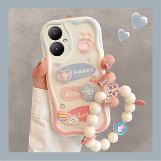 เคสโทรศัพท์มือถือ ลายการ์ตูนตุ๊กตา สามมิติ สร้างสรรค์ สําหรับ Vivo Y35 Y35M V2279A