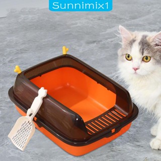 [Sunnimix1] กระบะทรายแมว ขนาดใหญ่ สําหรับแมวในร่ม