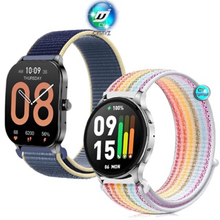 สาย Amazfit Pop 3S 3R สาย สายรัด สายนาฬิกา สายไนลอนถัก สำหรับนาฬิกาอัฉริยะ Amazfit Pop 3S นาฬิกาอัฉริยะ สายรัดข้อมือกีฬา สาย Amazfit Pop 3R สาย สายรัด