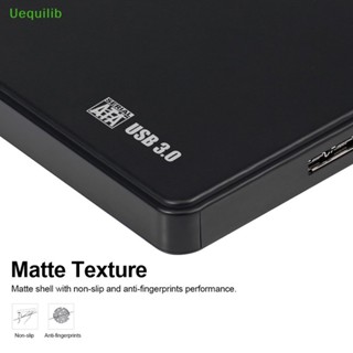 Uequilib เคสฮาร์ดดิสก์ไดรฟ์ SATA เป็น USB 3.0 HDD พลาสติก 2.5 นิ้ว สําหรับ SSD External Storage HDD Box USB Cable ABS ใหม่